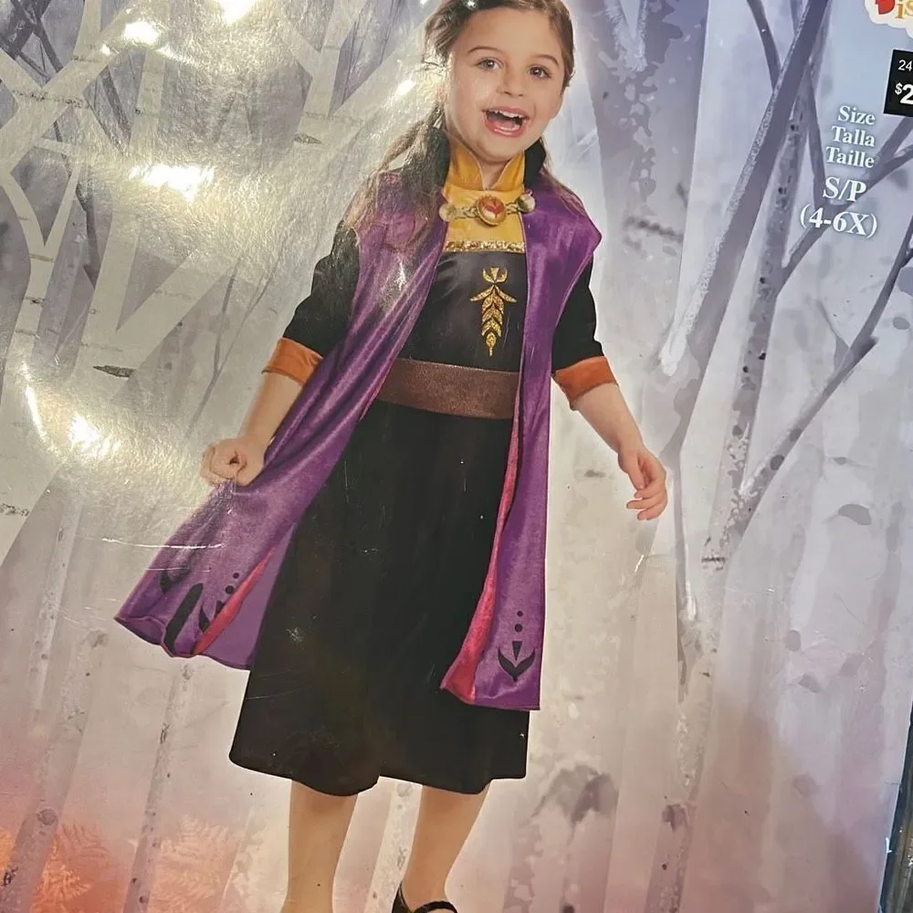 Disney Anna Frozen II  Halloween Costume 4-6 NWT - Picture 2 of 7